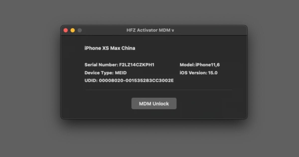 HFZ Activator MDM