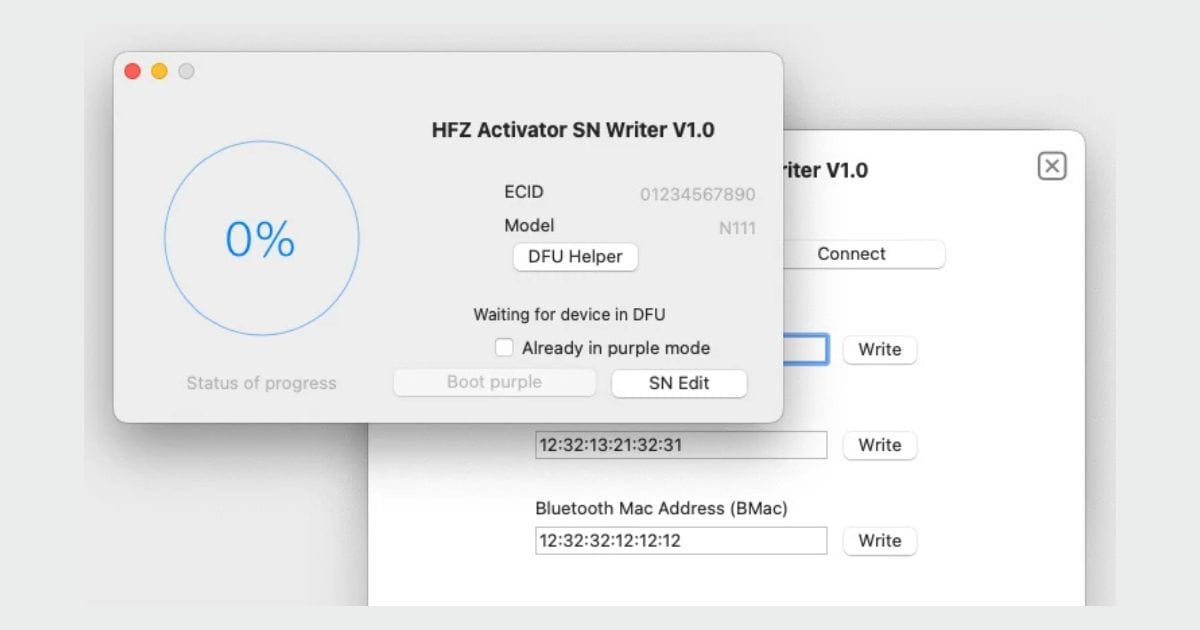 HFZ Activator SN Writer