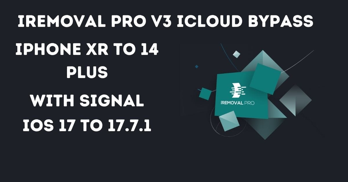 iRemoval PRO V3.1.1 Icloud bypass Tool