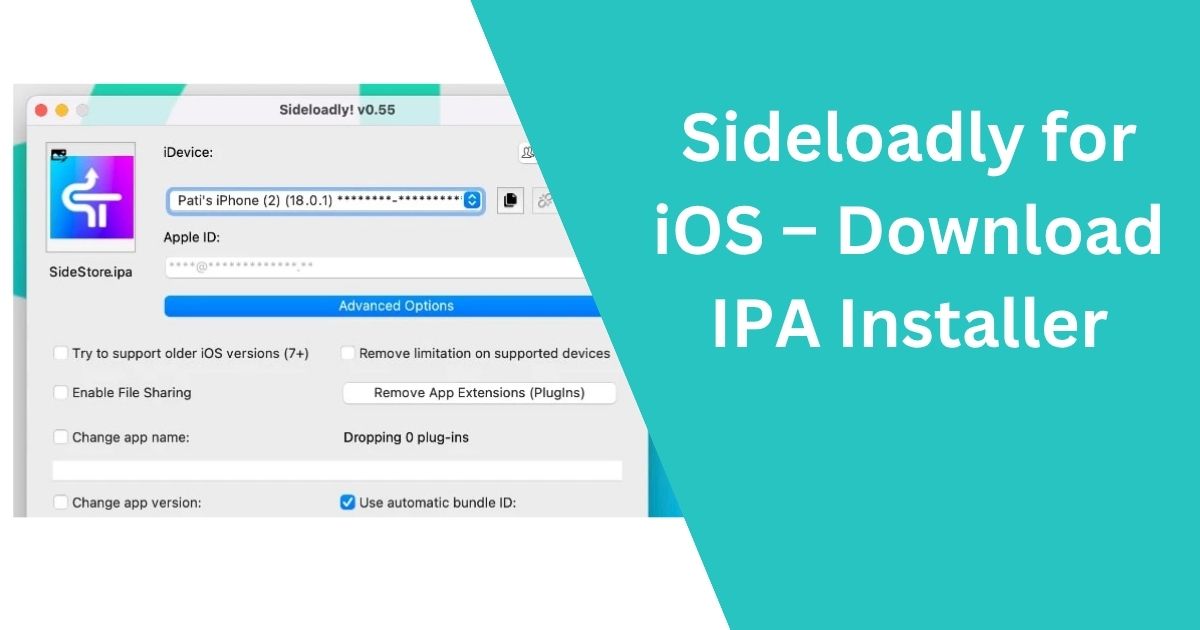 Sideloadly for iOS 18 – Download IPA Installer