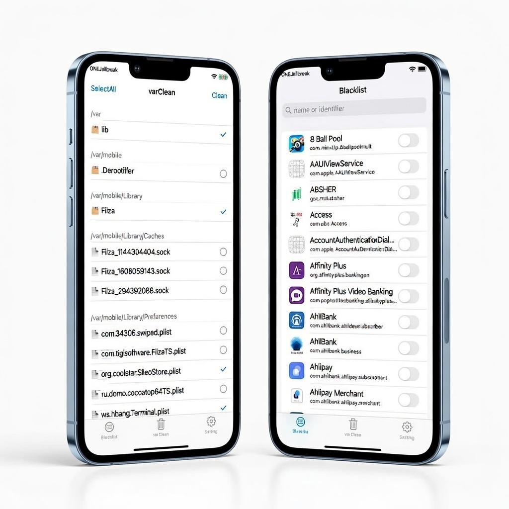 Dopamine vs Dopamine RootHide
