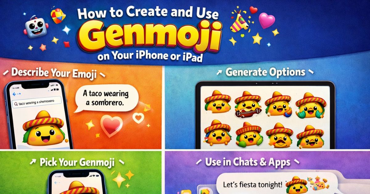 Genmoji: How to Create and Use Custom Emojis on iPhone & iPad